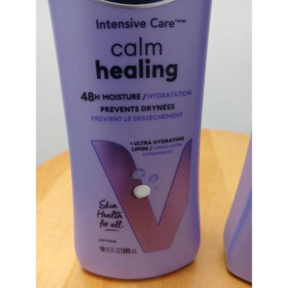 (2) Vaseline Intensive Care Calm Healing Lotion Lavender Extract 10oz Each
